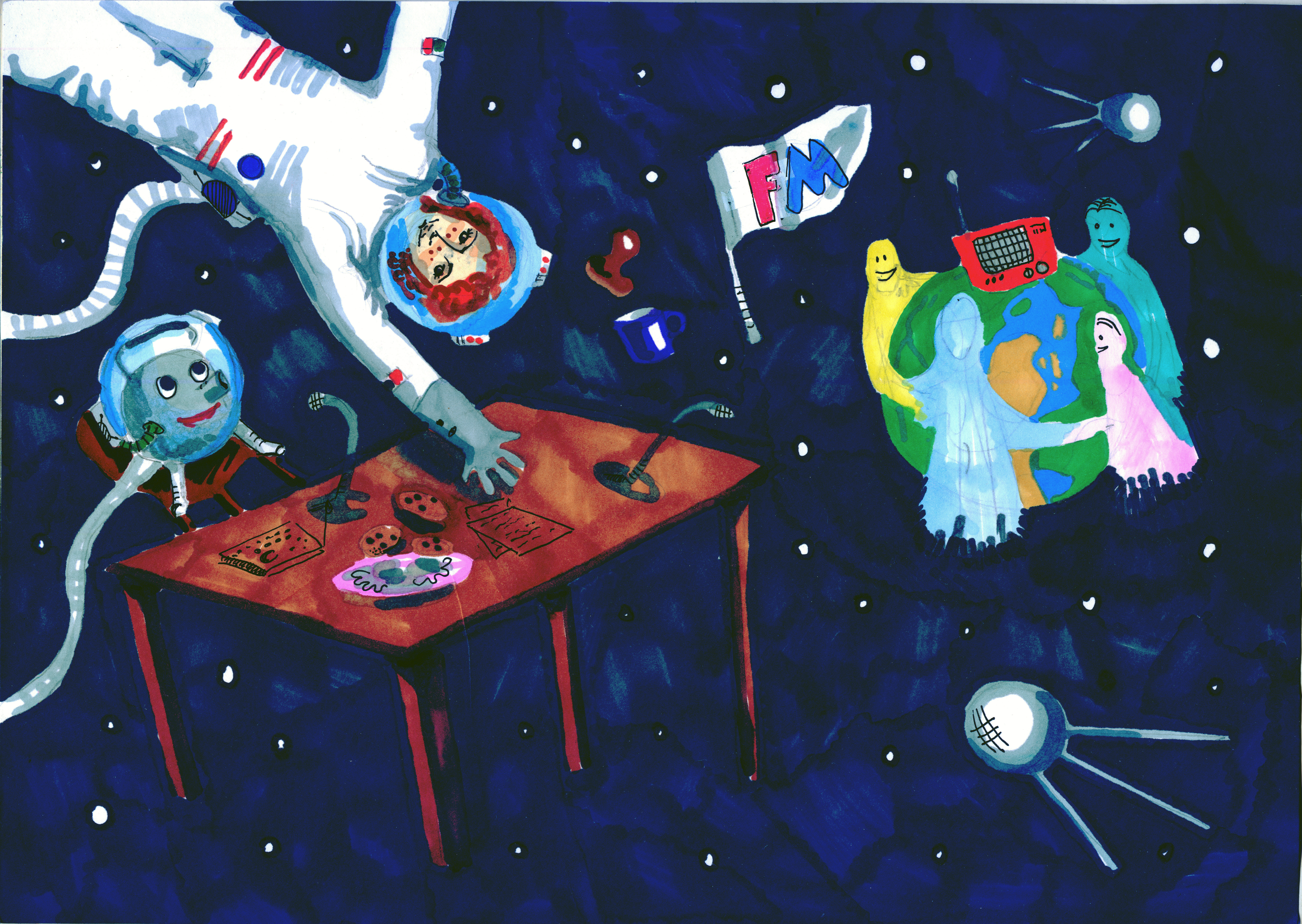 Рисунок-победитель участника Варвара Соколова, 12