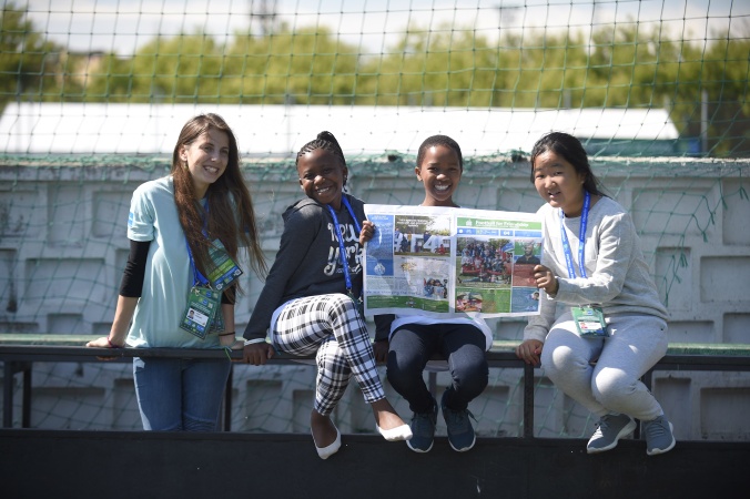 Международный детский пресс-центр программы «Футбол для дружбы» 2019 начал свою работу